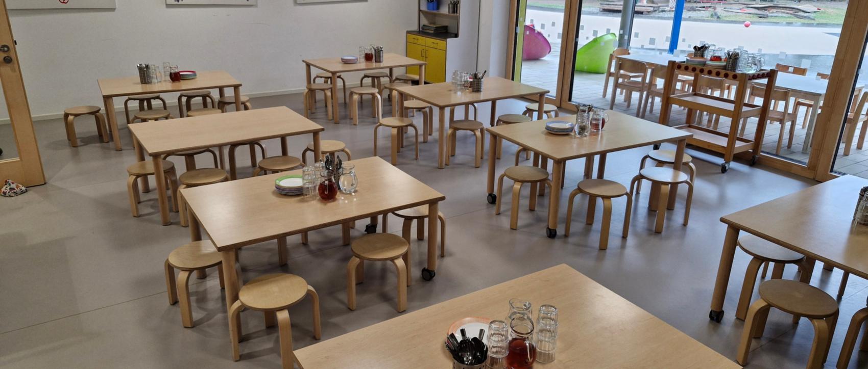 Kinderrestaurant im Kindergarten