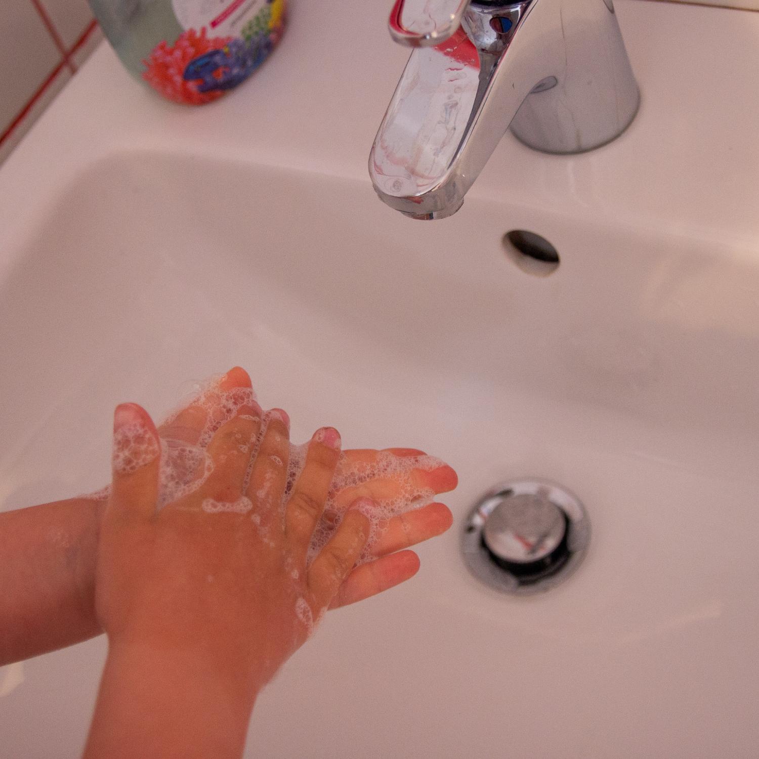 Tagesablauf Hände waschen